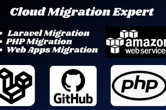 host php laravel, reactjs, angular,flutter, cicd, AWS, azure