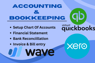 operate accounting in quickbooks online bookkeeping, xero and wave