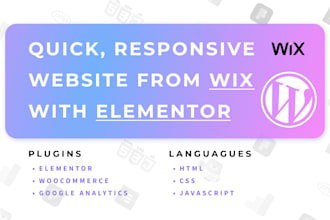 convert wix to wordpress