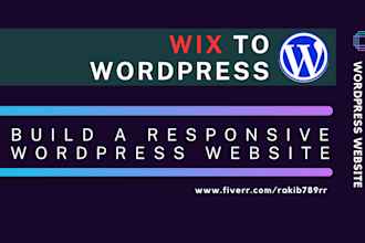 convert wix to wordpress website