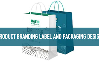 do product branding label and packaging design