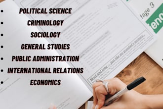 help in political sci,criminology,gender stu,public adm,sociology,US his