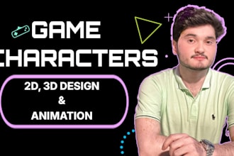 design game characters and provide character animation