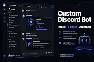 create a custom discord bot with database integration