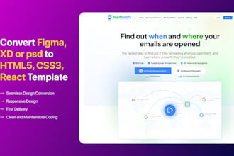 convert figma, psd designs to react templates