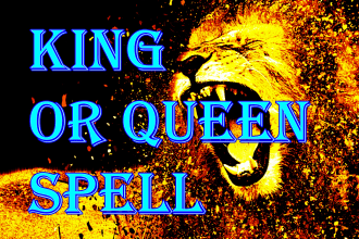 cast king energy spell on you