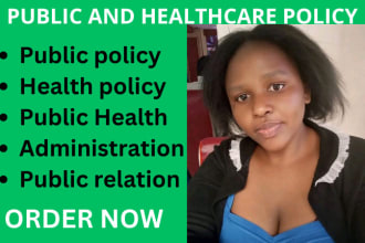 do public relations, healthcare administration assigned, international business