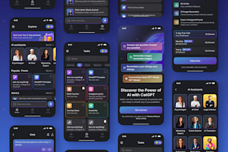create awesome mobile app screens