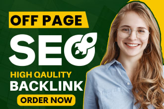 do monthly off page SEO service with high authority link building