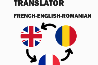 translate any documents to and from french, english, romanian