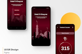 design cutting edge mobile user interface on figma
