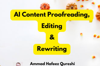 professionally write humanize ai content for you