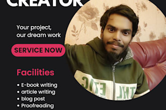 create ebook blogs articles variable content and services via chatgpt