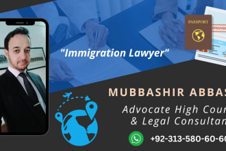 be your lawyer to deal immigration matters