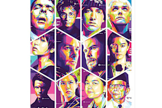 make your photos interesting using the wpap portrait style
