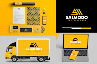 design logo, visual identity package, and brand guide