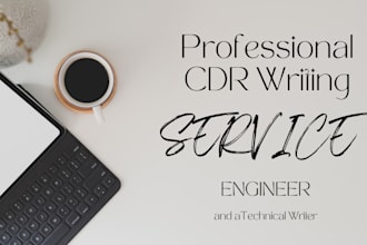 write competency demonstration report cdr for engineers