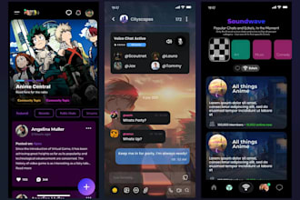 design modern mobile app UI in figma for ios or android