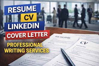 help you create a job winning resume, CV, or profile