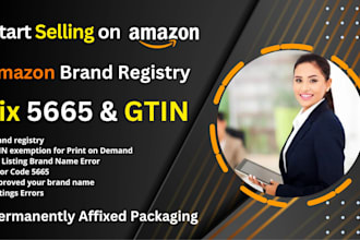 fix amazon listing error codes 5665, 5461 and approve gtin exemption