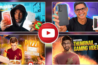 design youtube thumbnail, celebrities, luxury lifestyle, fiverr gig image