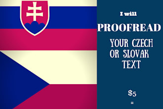 quickly proofread and edit czech and slovak