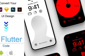 convert figma or any design to flutter app