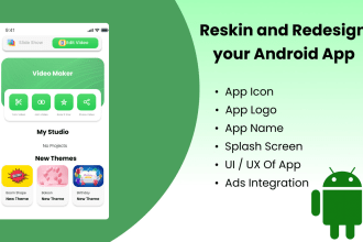 reskin, redesign, and customize your codecanyon android app