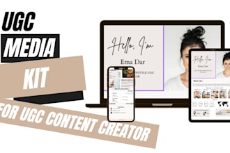 create a ugc or influencer media kit