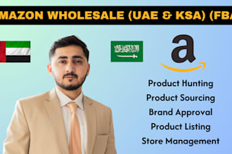 be your amazon fba virtual assistant for uae and ksa wholesale