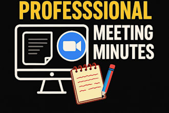 write professional meeting minutes