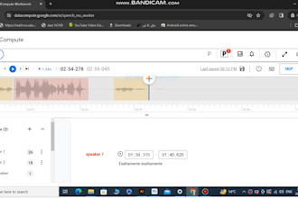 do transcription and segmentation on loft 2 point 0