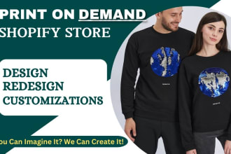 design hoodies leggings joggers sneakers tshirt print on demand shopify store