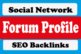 make 6050 forum profile social network SEO backlinks