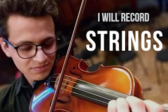 record strings audio tracks
