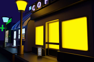 create cinematic 3d renders