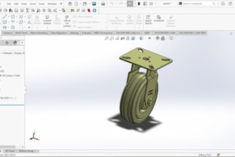 design 3d cad products and do fea and cfd analysis on ansys