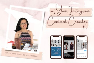 create attractive instagram posts, carousel and reels cover