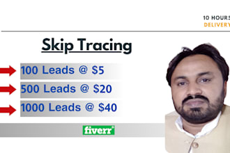 do skip tracing and lead generation