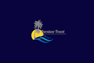 design flawlessly flexible travel agency logo