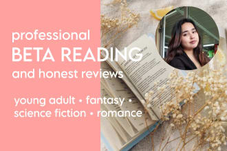 beta read your novel and give you an honest review