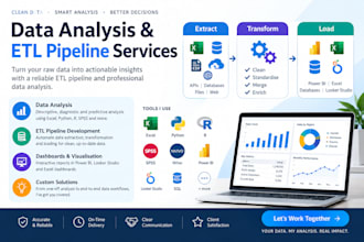 do data analysis, statistical analysis, excel, spss, python