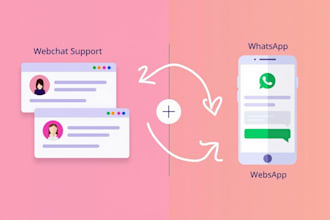 integrate your whatsapp to your web app chat