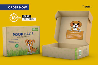 design amazon box packaging, product packaging, mailer box