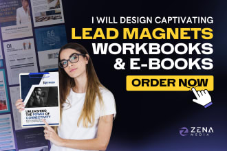 design captivating PDF lead magnets or workbooks that engage your audience