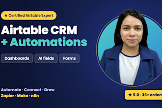 set up airtable crm and automations