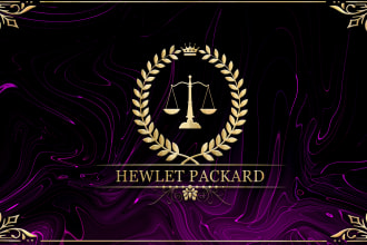 design luxury awesome regal gothic heraldic laurel wreath family crest logo