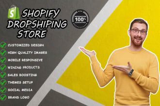 create your shopify dropshipping store with winning products