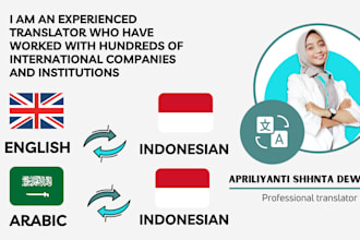 translate any document of english into bahasa indonesia
