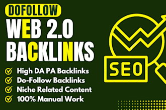 build 70 high authority web 2 0 backlinks